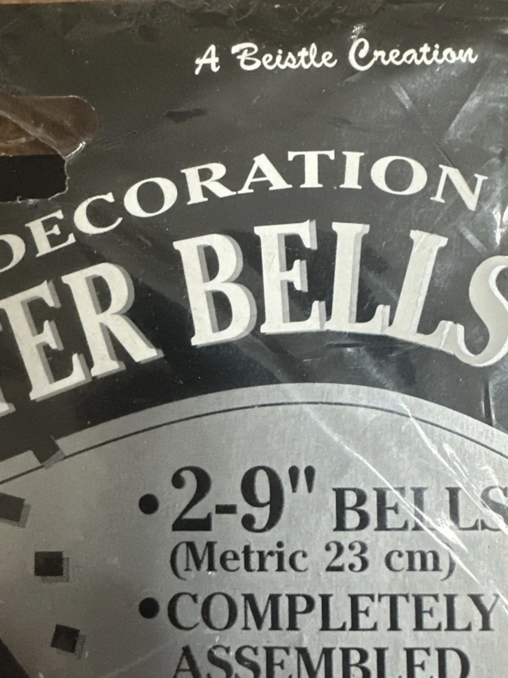 VTG 1998 Beistle Westminster Wedding Bell (8 bells) Art-Tissue Decor 9